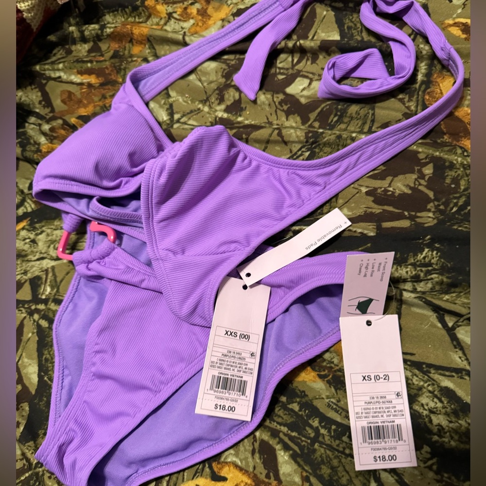 Bikini wild fable top size 0 bottom 0-2
